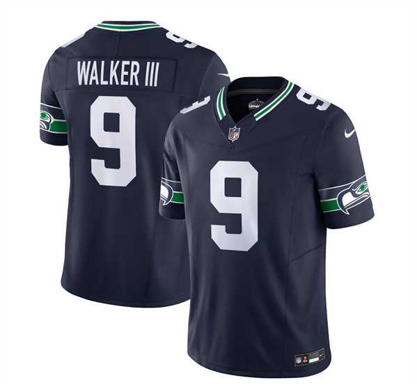 Men & Women & Youth Seattle Seahawks #9 Kenneth Walker III 2023 F.U.S.E. Navy Limited Jersey->seattle seahawks->NFL Jersey